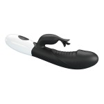 PRETTY LOVE - RASMUSSEN 30 FUNCTION RABBIT VIBRATOR BLACK